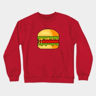 Cheese Burger Crewneck Sweatshirt